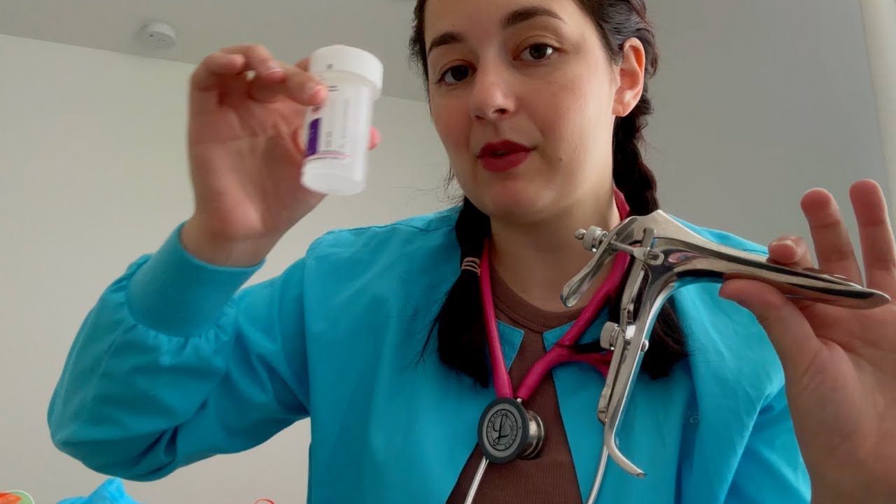 ASMR | Визит к гинекологу — первый ежегодный осмотр и мазок Папаниколау с объяснениями! (Медицинс...