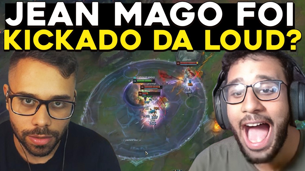 JEAN MAGO VS COACH DA LOUD, ABSOLUT TILTADO NO SUPER SERVIDOR - RENECRODILO LEAGUE OF LEGENDS