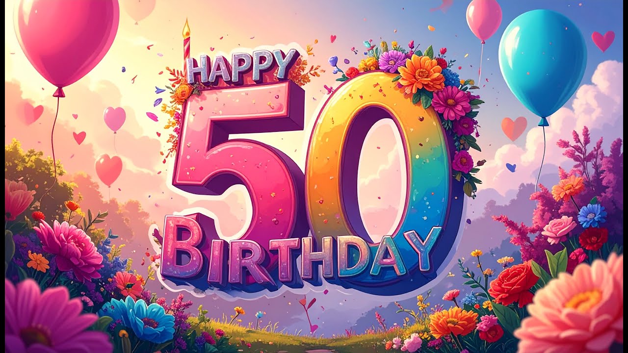 Best Happy Birthday Song for Old people | 50th Birthday Special