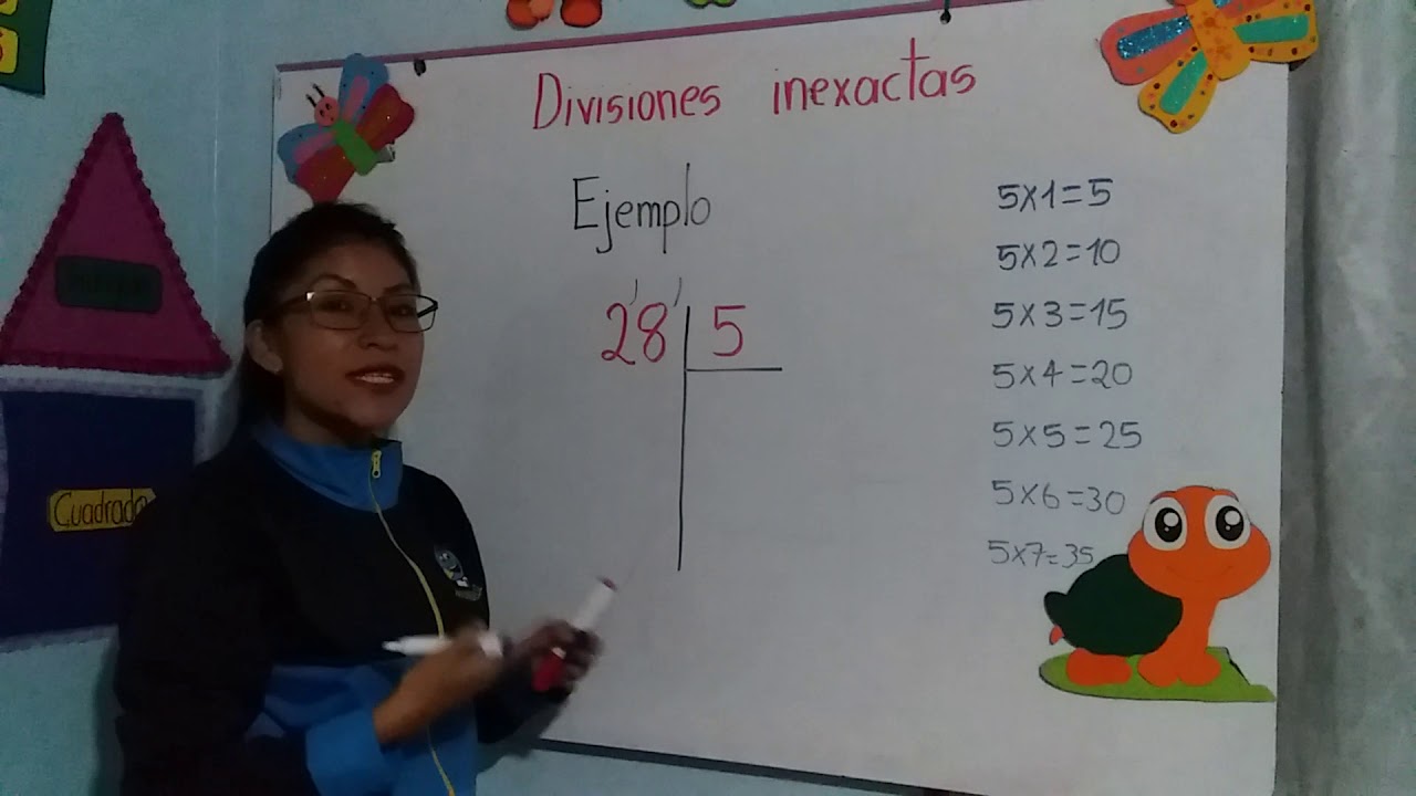 Divisiones inexactas Cuarto 