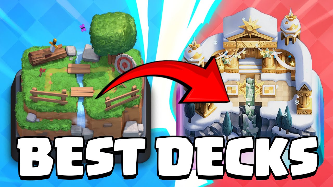 The BEST DECKS for EVERY ARENA in Clash Royale