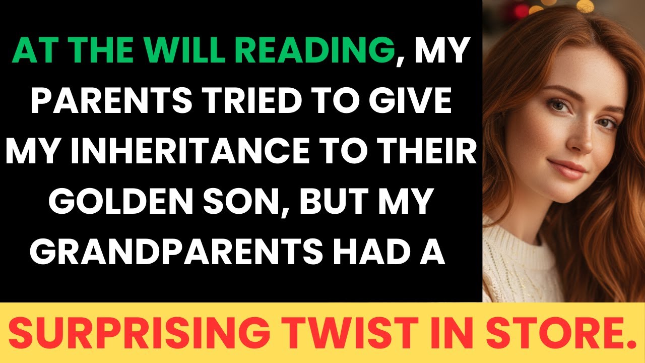 At the Will Reading, My Parents Tried to Give My Inheritance to Their Golden Son, But...
