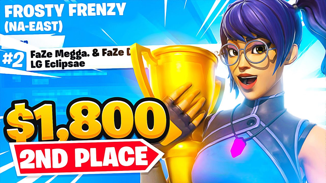2ND IN FROSTY FRENZY FINALS ❄️ ($1,800 Day 1) - FaZe Megga