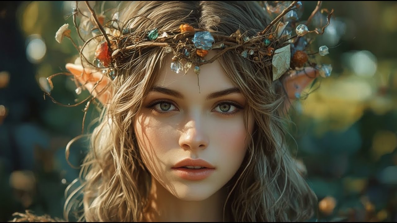 Fantasy | Fairy Tale Ambience | Elves & 💚 Baby Dragon | 🍃 Magical Forest #aimusic #fantasy #aiart