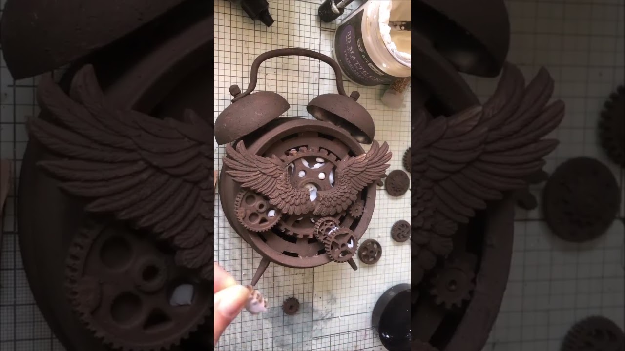 Mix it up! Mixed media tutorial  PART 1 Do you love Finnabair’s Moulds?