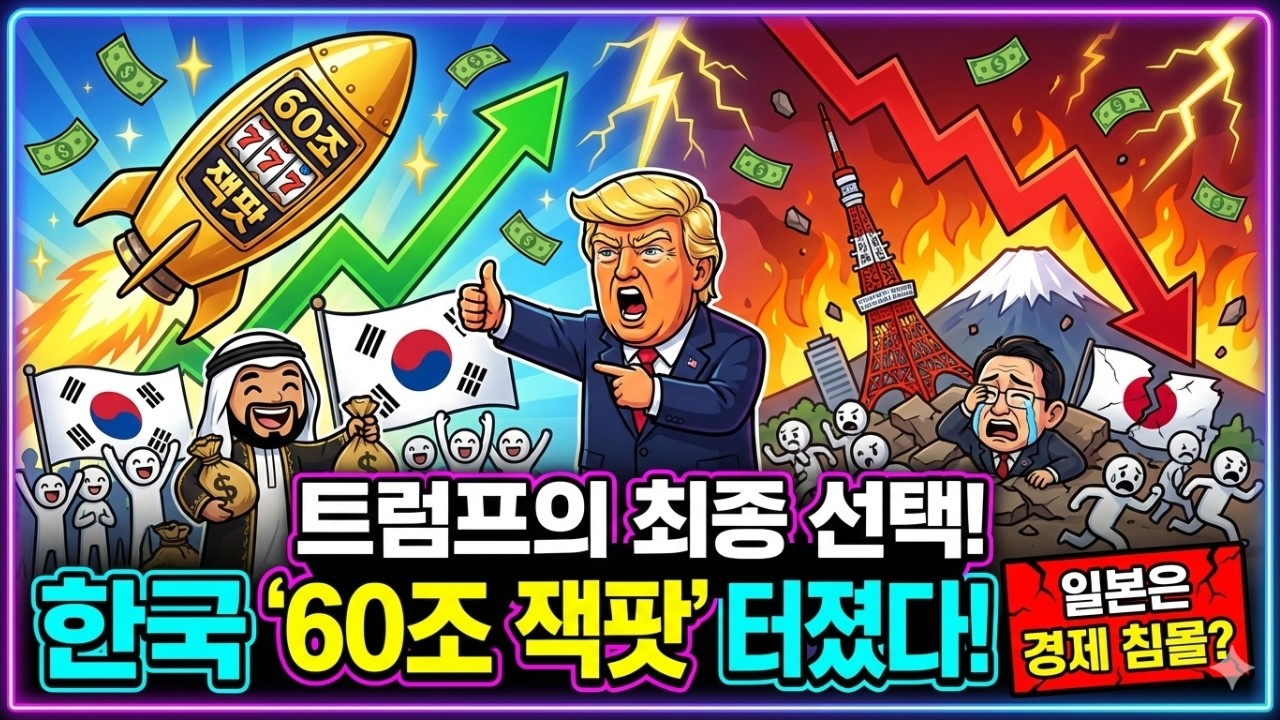 트럼프가 한국을 선택한 진짜 이유... 60조 원 잭팟, 일본은 결국 탈락했다
