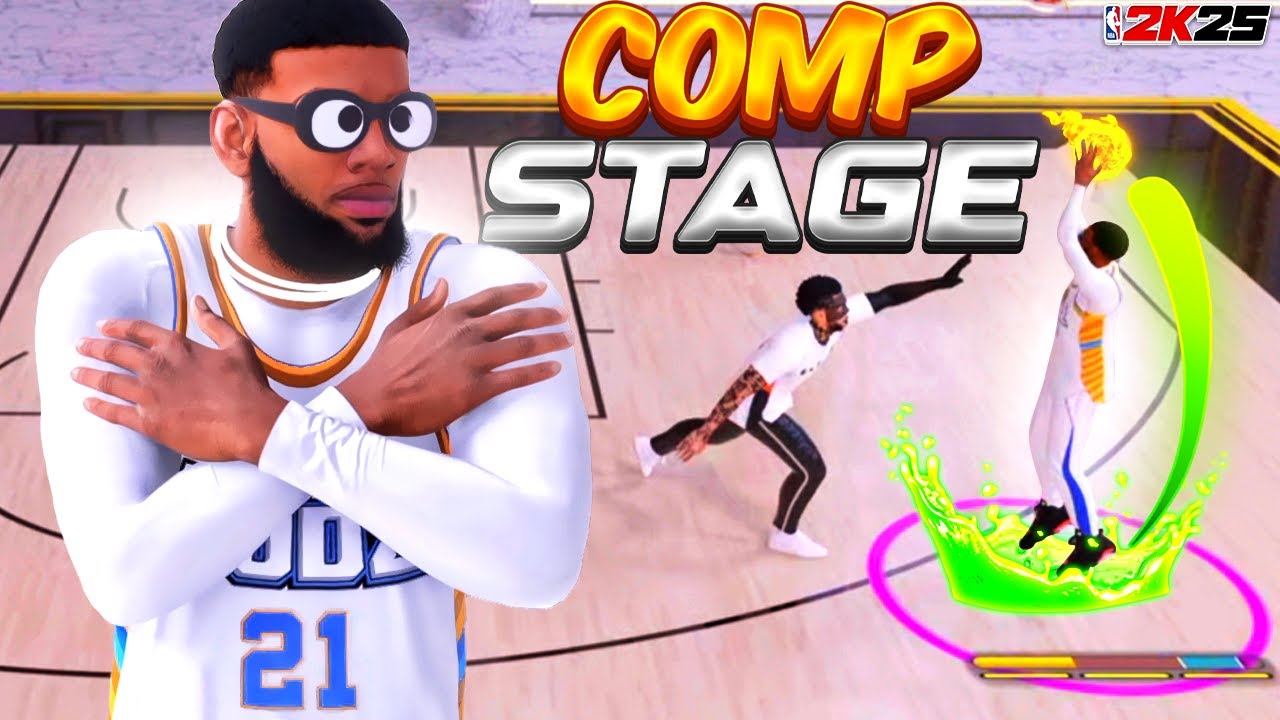 Cooking Everybody In The Comp Stage w/ My Overpowered Burly Guard Build In NBA 2K25!