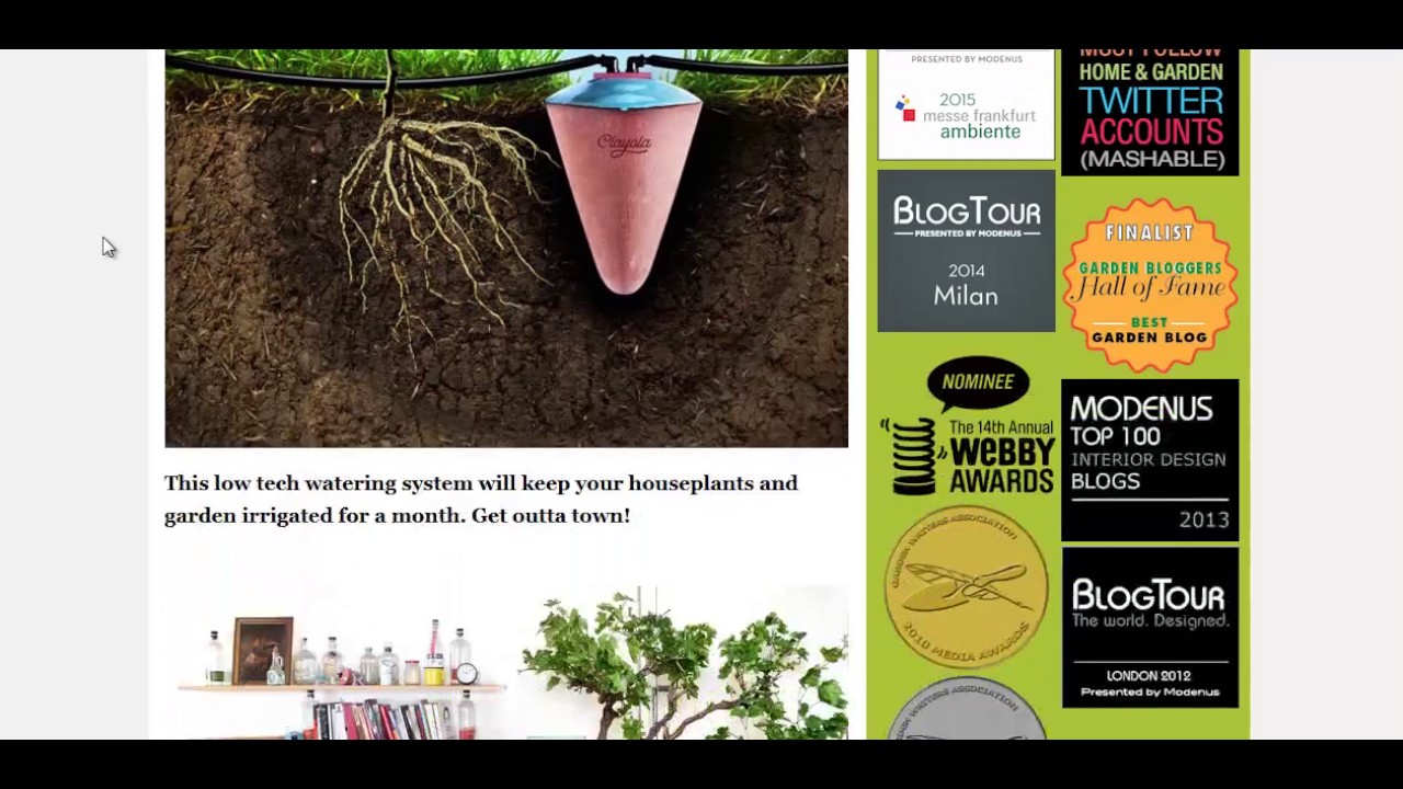 Clayola Automatic Plant Watering System