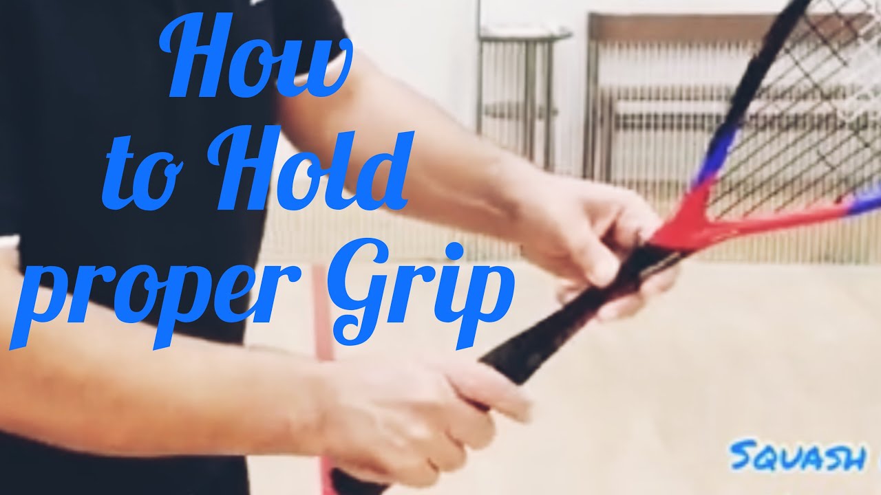 Skills SQUASH Coaching 👉🏽  teaching fundamentals on how to hold proper Grip very important tips