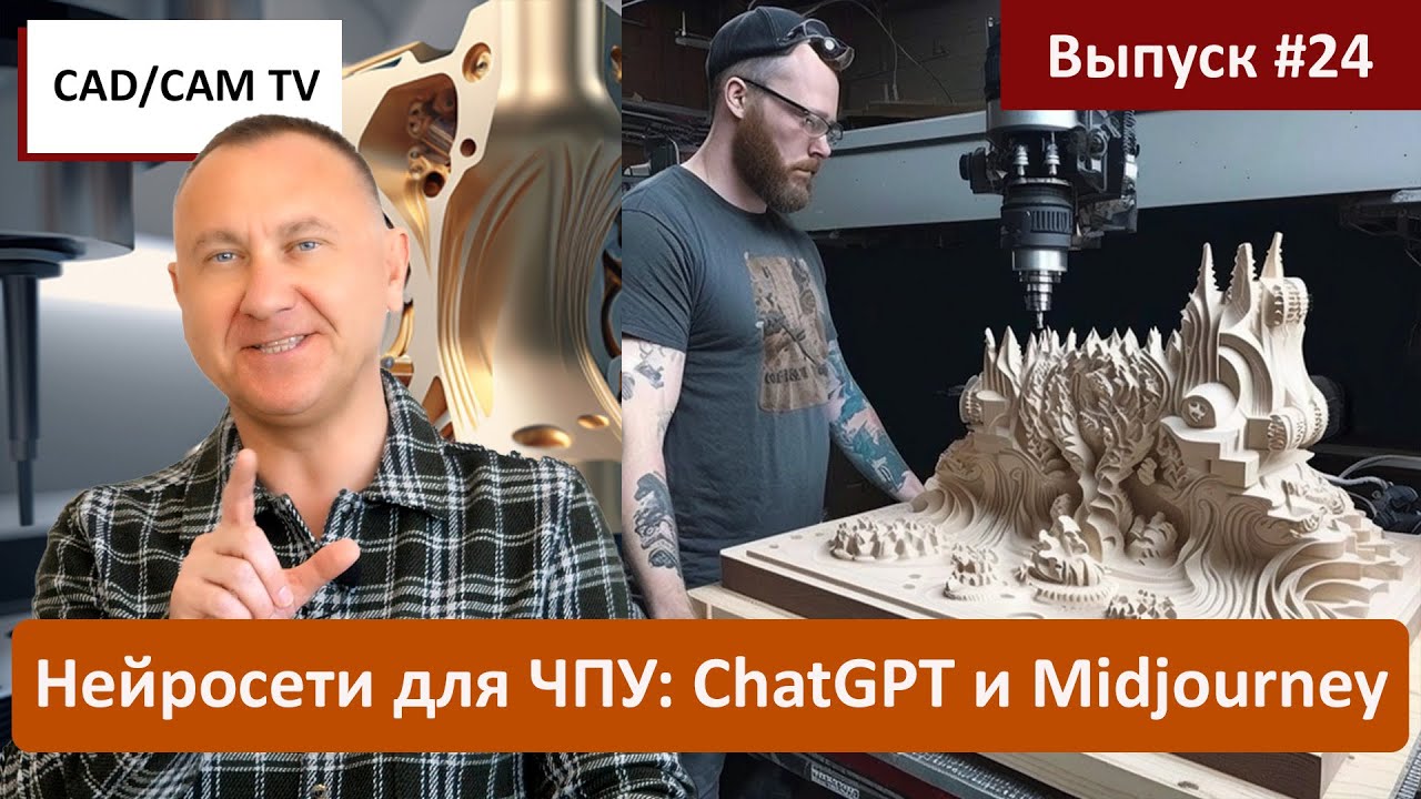 Нейросети для ЧПУ: пробуем ChatGPT и Midjourney