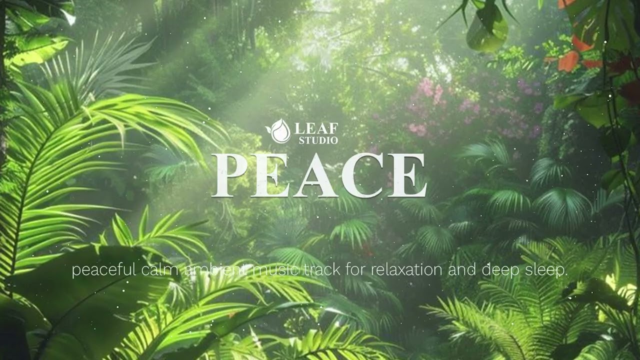 PEACE .peaceful calm ambient music track for relaxation and deep sleep.
