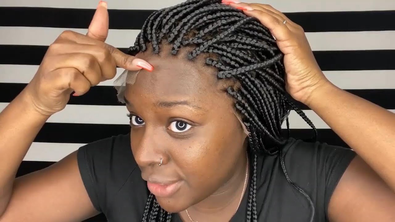 No baby hair style, the most realistic braided wig| NeatandSleek