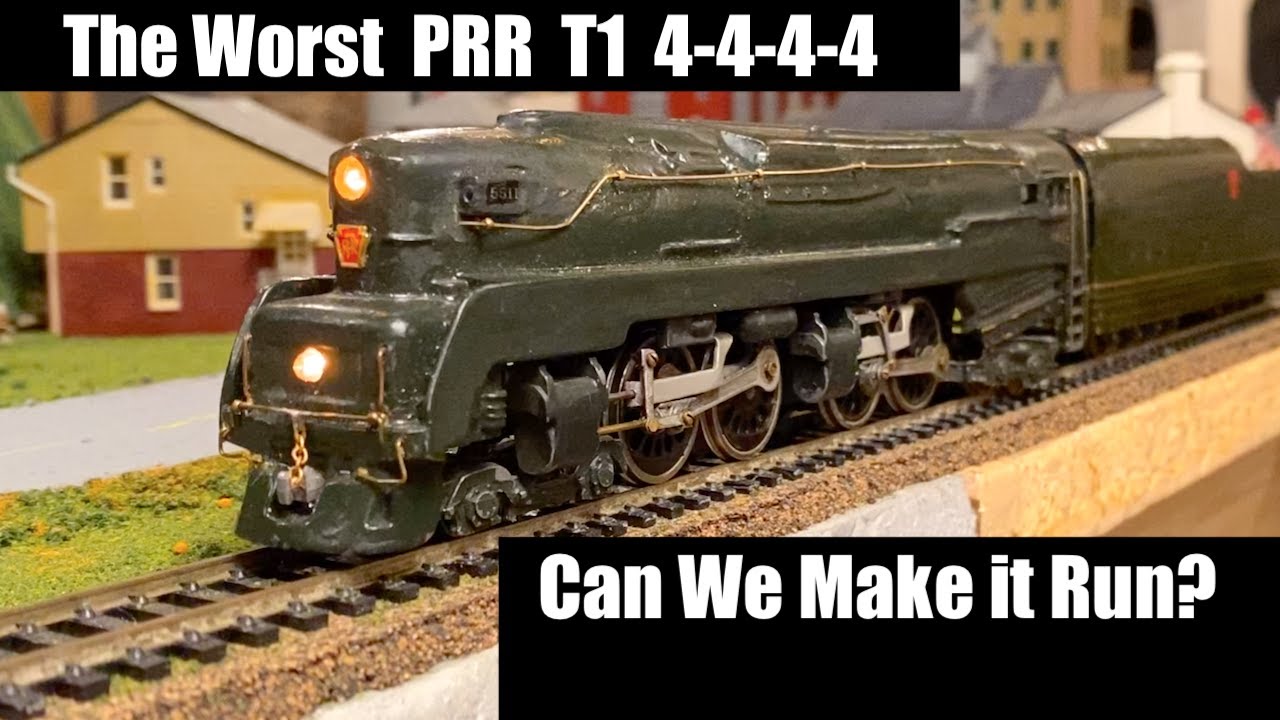 Worst PRR T1 4-4-4-4 Bowser Steam Locomotive - Can We Make It Run?
