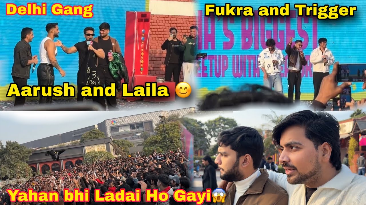 Grand Meetup NSP 😊|| Aarush & Laila || Fukra & Trigger || Yahan bhi kalesh 😂
