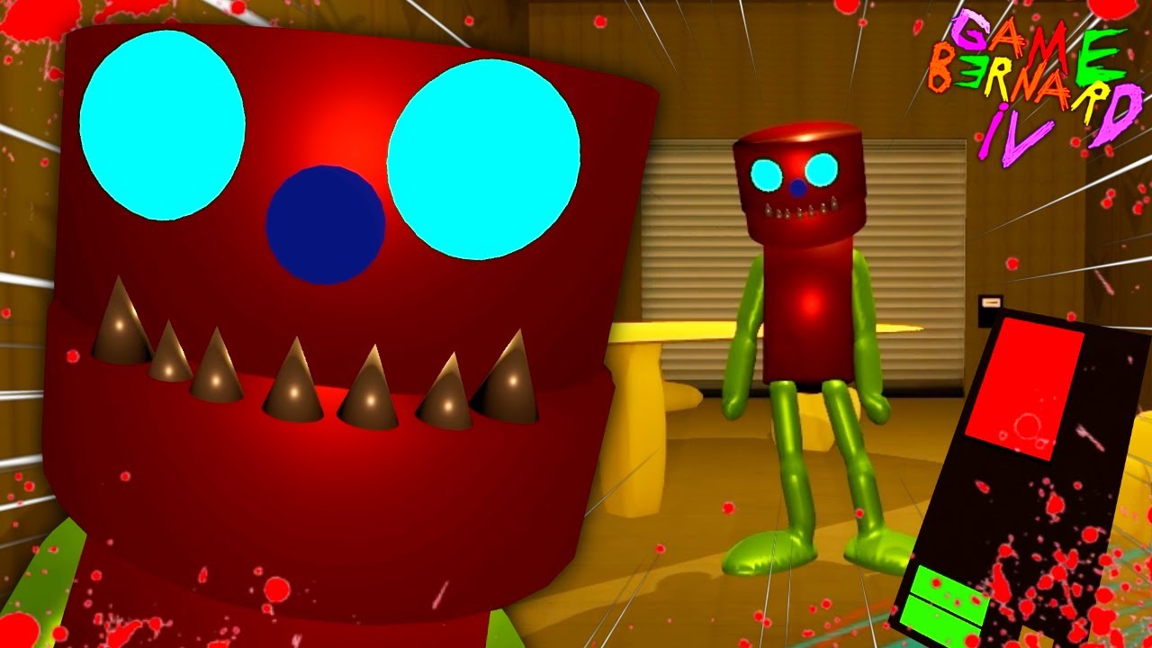 GAME BERNARD 4 (Mascot Horror) - Full Gameplay + ALL Jumpscares - No Commentary