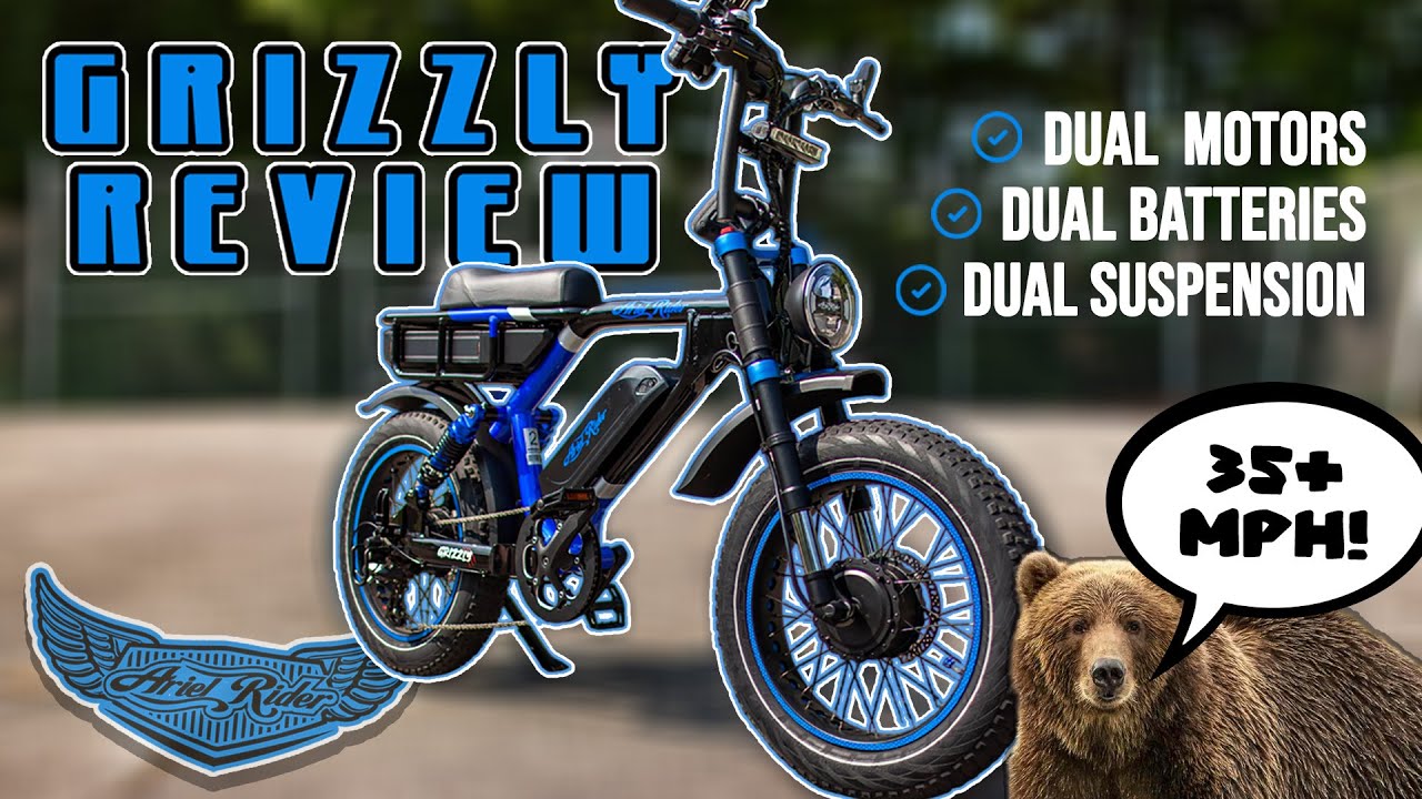 ⚡️ The 2024 Ariel Rider Grizzly E-Bike Review ⚡️ DOUBLE THE FUN!