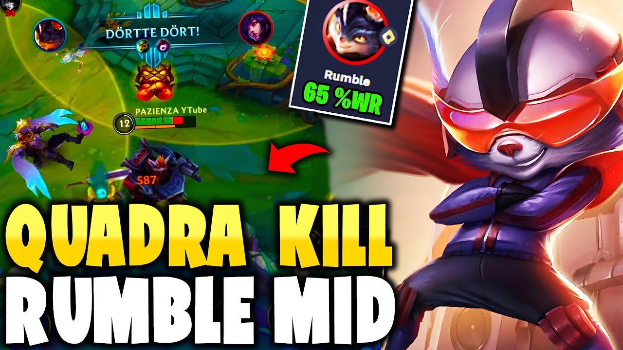 PENTAM ÇALINDI! RUMBLE BU BUILDLE ARTIK ÇOK GÜÇLÜ | Wild Rift