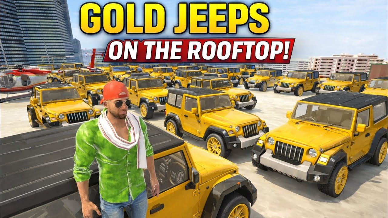 🤑Indian Thift Auto Simulator🤩Indian Showroom Purchase😯Modified Lexriy New Mahindra Thar #634🥳Game