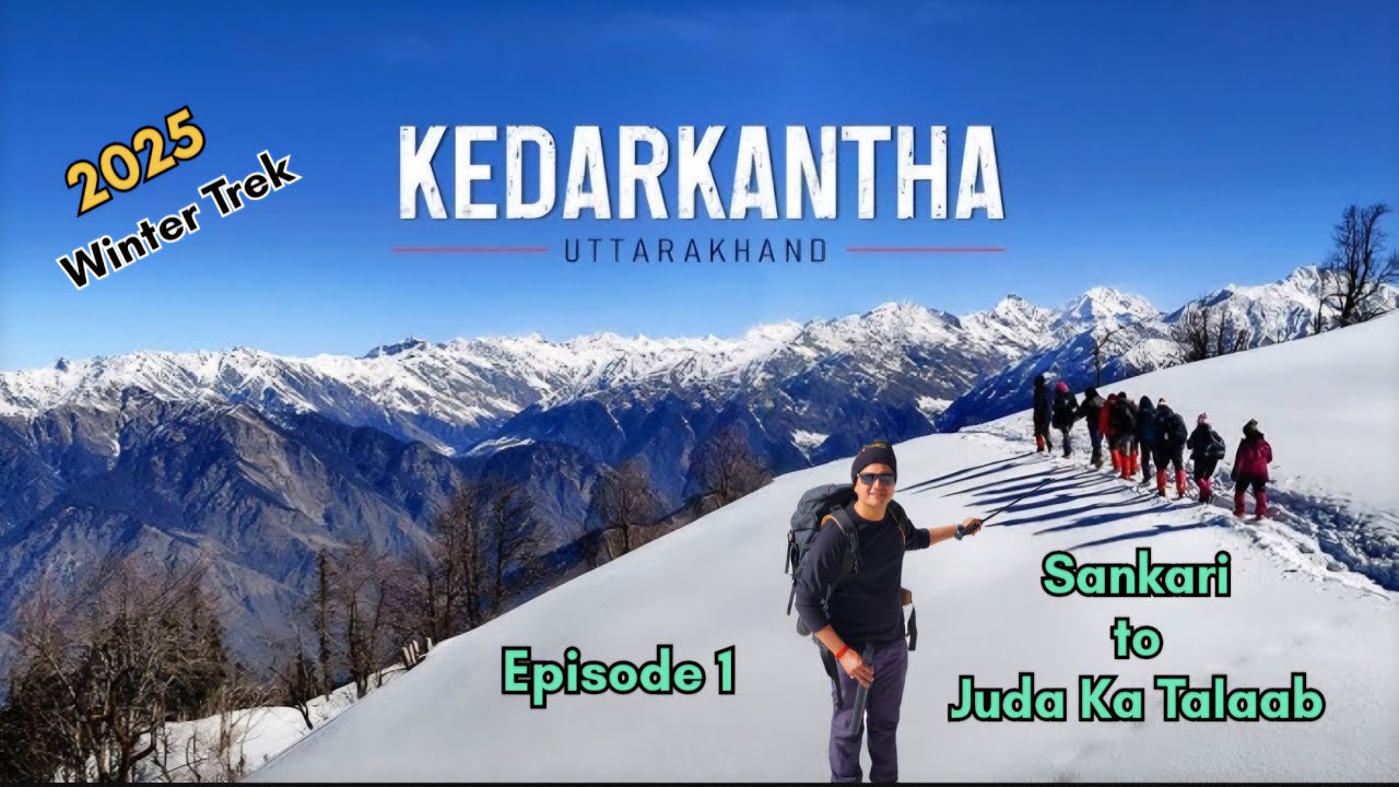 Best Winter Trek in India 🇮🇳 Kedarkantha (Uttarakhand)🏔🥶