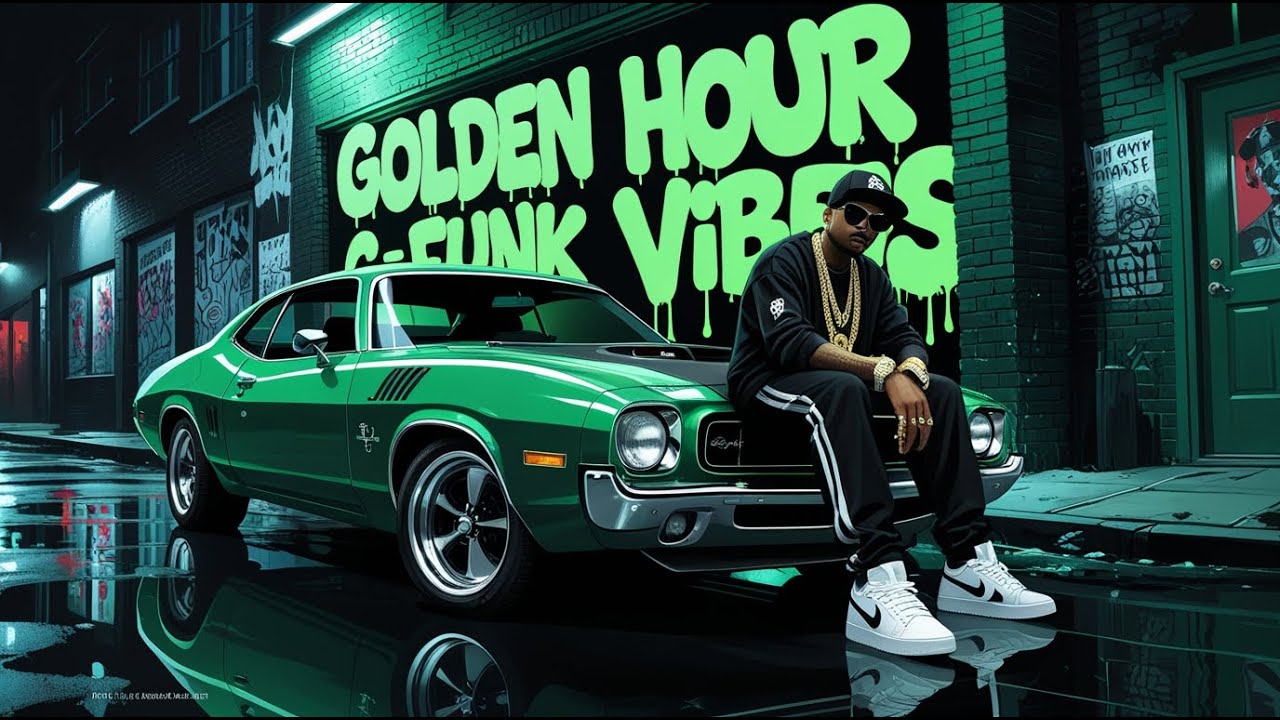 West Coast Golden Hour | Old School G-Funk Hip Hop Music for Chill and Cruising