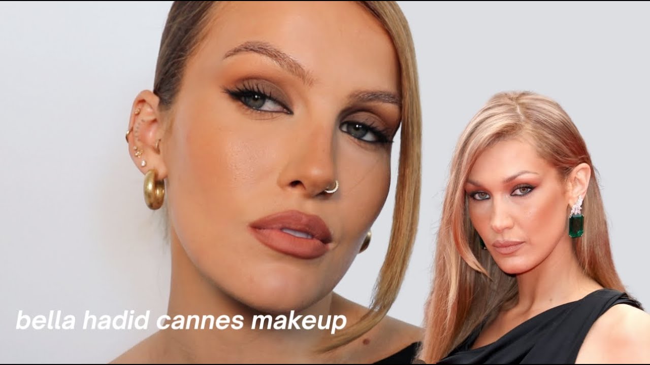 recreating bella hadid's cannes makeup