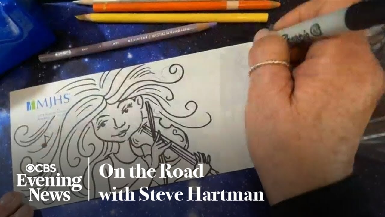 How an artistic accounting clerk brightens patients' day