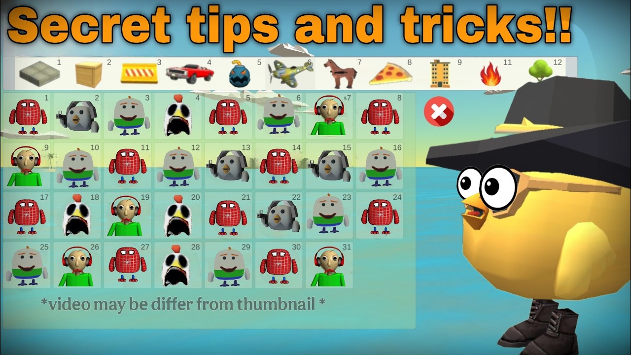 HIDDEN SECRETS & GLITCHES OF CHICKEN GUN 🐓🔫