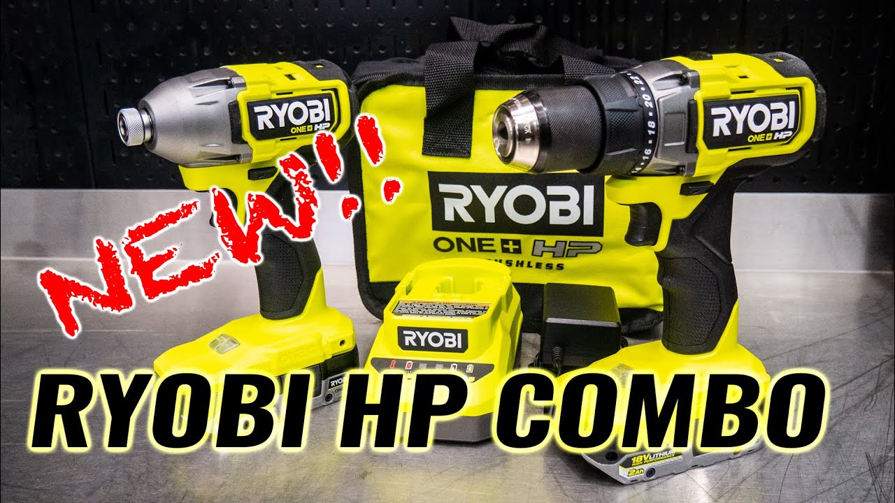 NEW Ryobi HP COMBO - PBLCK01K Drill Driver and Impact Kit Review
