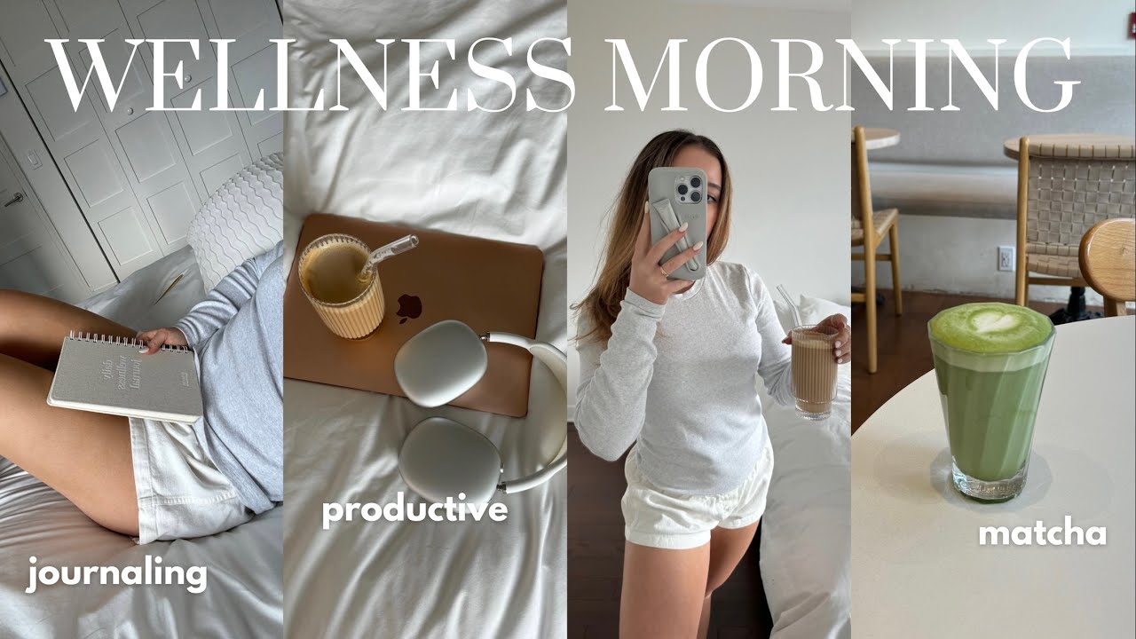 productive fall morning routine vlog | workout, healthy breakfast, my fall favorites !