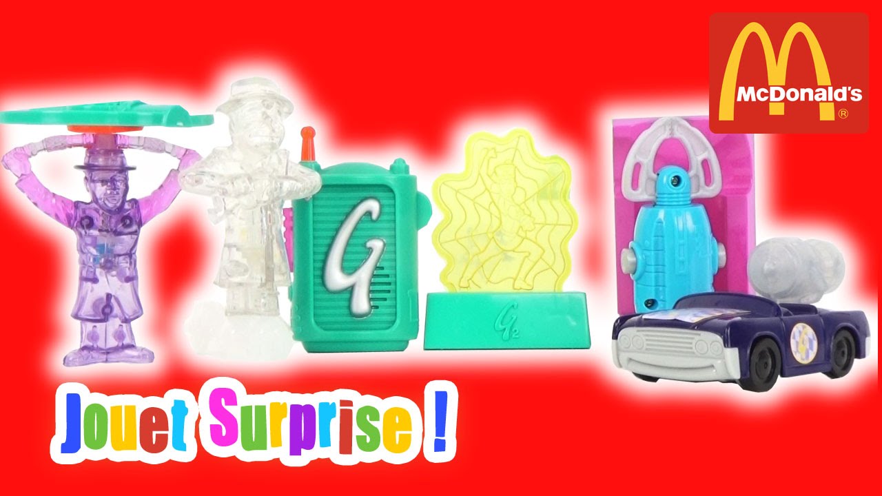 Inspecteur Gadget 2 Disney Set 6 Jouets Happy Meal McDonald's 2003 - JOUET SURPRISE