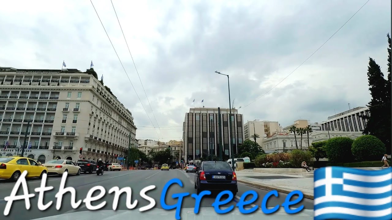 Driving in Athens Greece
