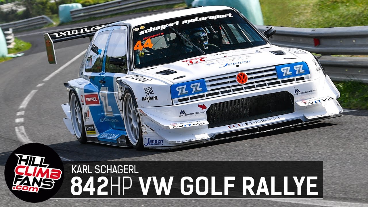 842hp VW Rallye Golf - Karl Schagerl || Hill Climb Ilirska 2024 ☆