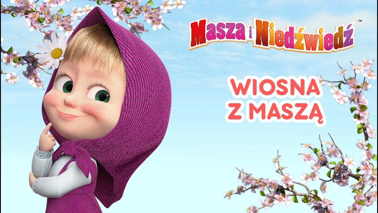Masza i Niedźwiedź - Kompilacja 3 w 1 🌺 Wiosna z Maszą (Odcinki 7, 1, 13)