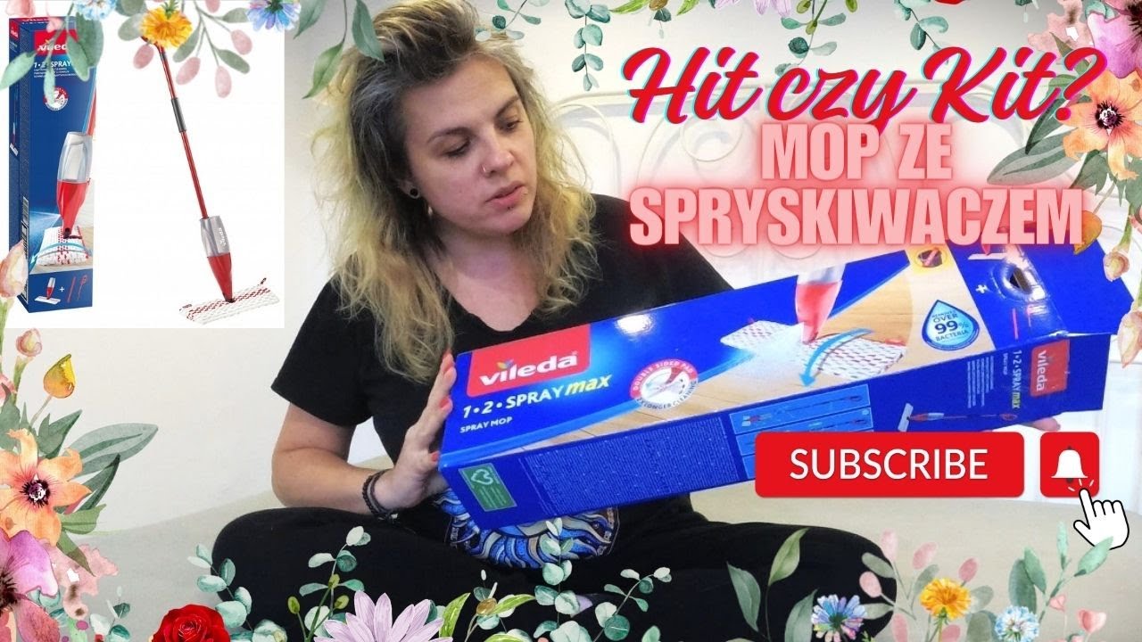 Mop ręczny ze spryskiwaczem Vileda 1-2 spray max / Czy warto?Jak zmywa? Recenzja Opinia okonasznurku