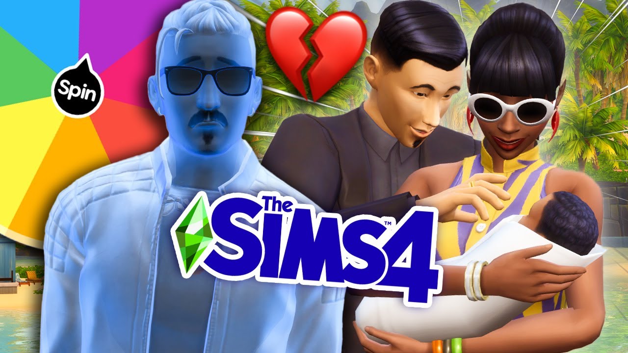 i used a spin wheel to decide my sims life