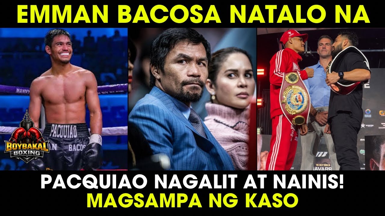 Emman Bacosa Natikman Unang TALO | Pacquiao Sobra NAINIS Sa Nangyare | Navarette Vs Nunez Face-Off