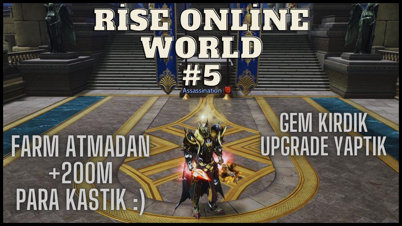 RİSE ONLİNE #5 | TEK VİDEO, 0 FARM +200M KAZANÇ | RİSE BİZE İYİ GELDİ :)