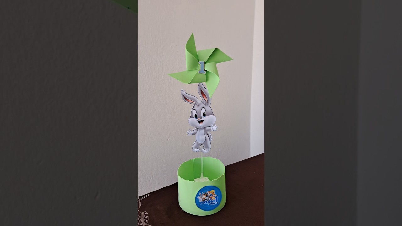 Decoração centro de mesa aniversário infantil 