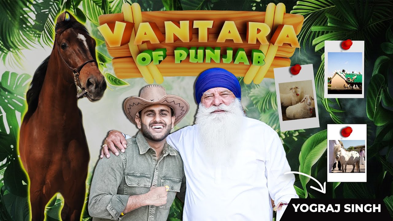 Legendary Encounter! Yograj Singh Meets Exotic Farm Animals!🐎🐄😱