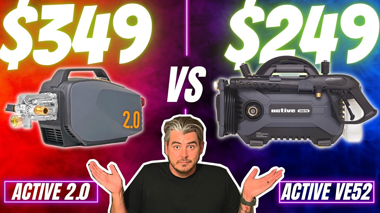 ACTIVE 2.0 vs VE52 | WHICH ACTIVE PRESSURE WASHER IS BEST FOR YOU