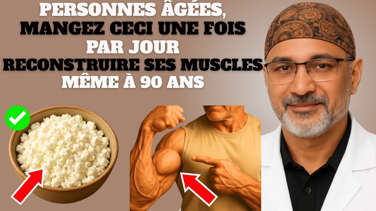 Cet ingrédient unique permet de reconstruire les muscles des personnes âgées sans exercice.