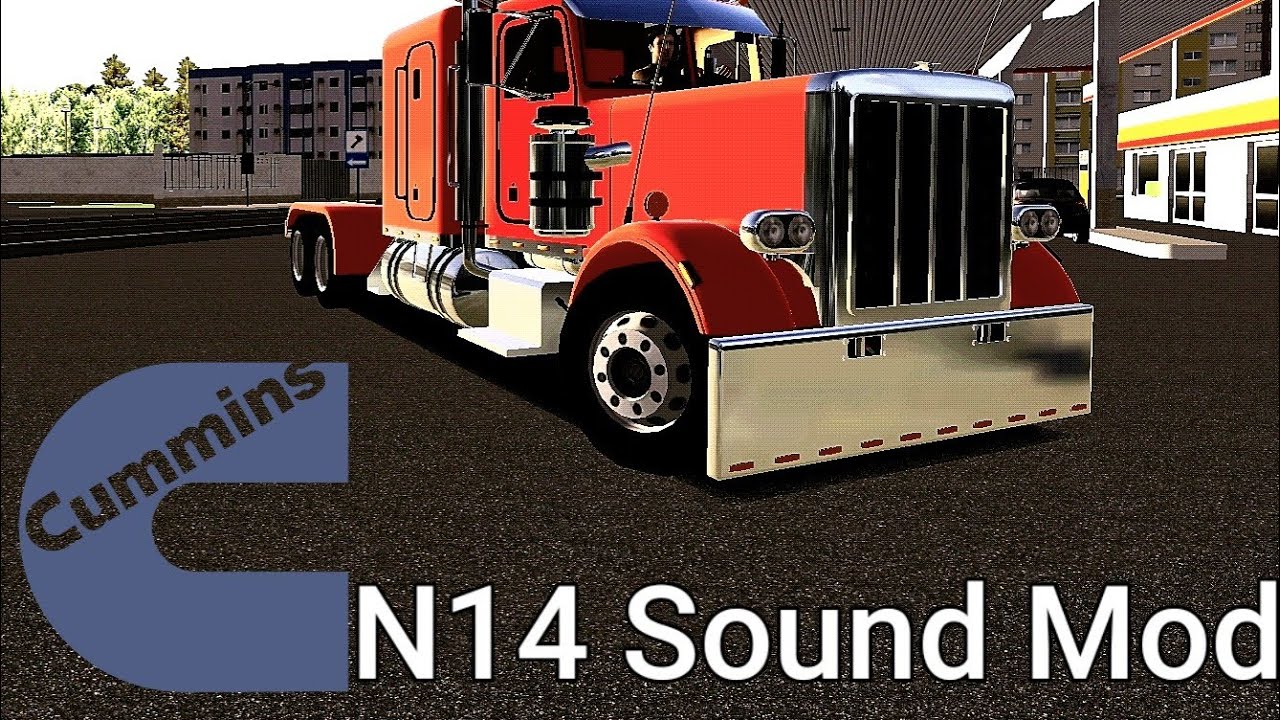 Realistic Cummins N14 Straight Pipe Sound Mod (Crazy Jake Brake Sound):World Truck Driving Simulator