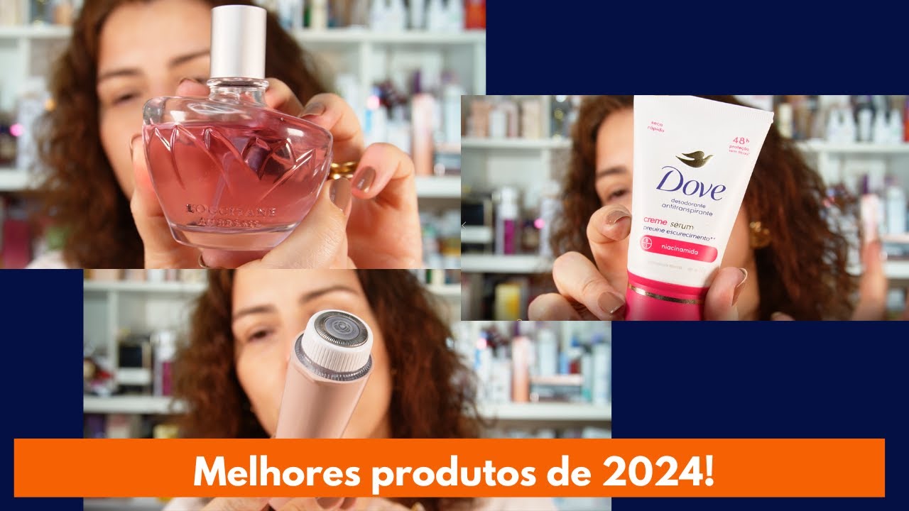 Melhores produtos beleza 2024: cabelo, tratamento de pele, perfumes!