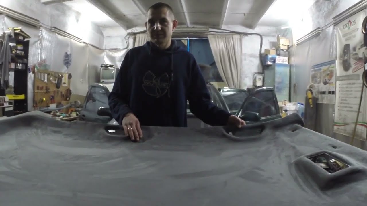 Перетяжка потолка на Škoda