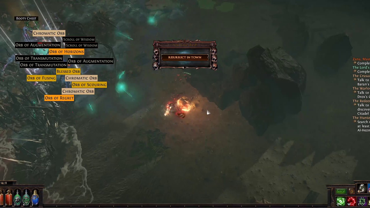 PoE Heist HC SSF - Fairgrave's Revenge Rip