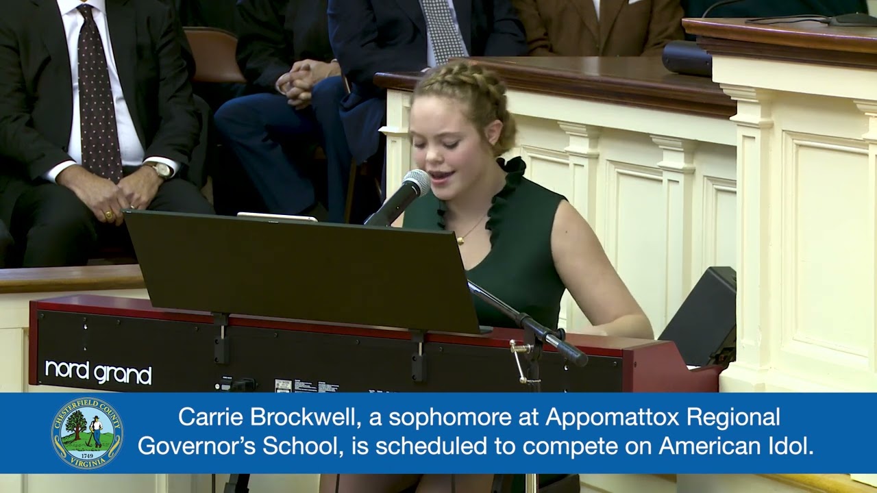Carrie Brockwell 2019 Chesterfield County Investiture Performance