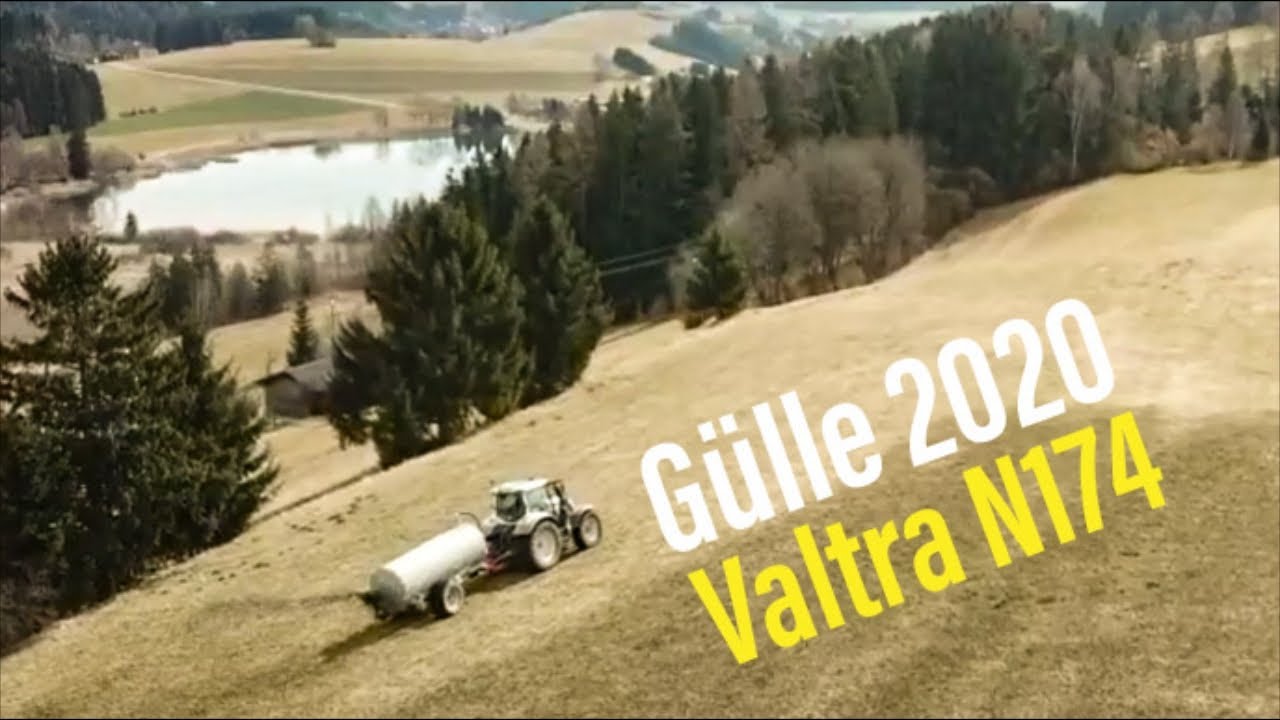 G&uuml;lle 2020 | Valtra N174 | Landtechnik Murtal