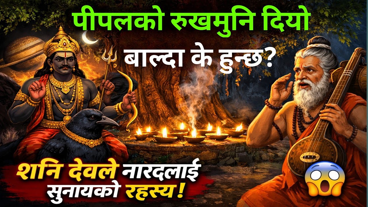 पीपलको रुखमुनि दियो बाल्दा के हुन्छ? शनि देवले नारदलाई सुनाएको रहस्य 😱