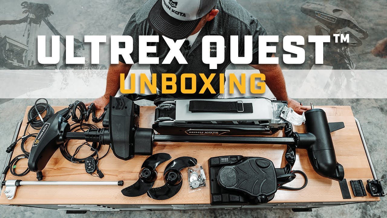 Unboxing a Minn Kota Ultrex QUEST&trade; Brushless Trolling Motor