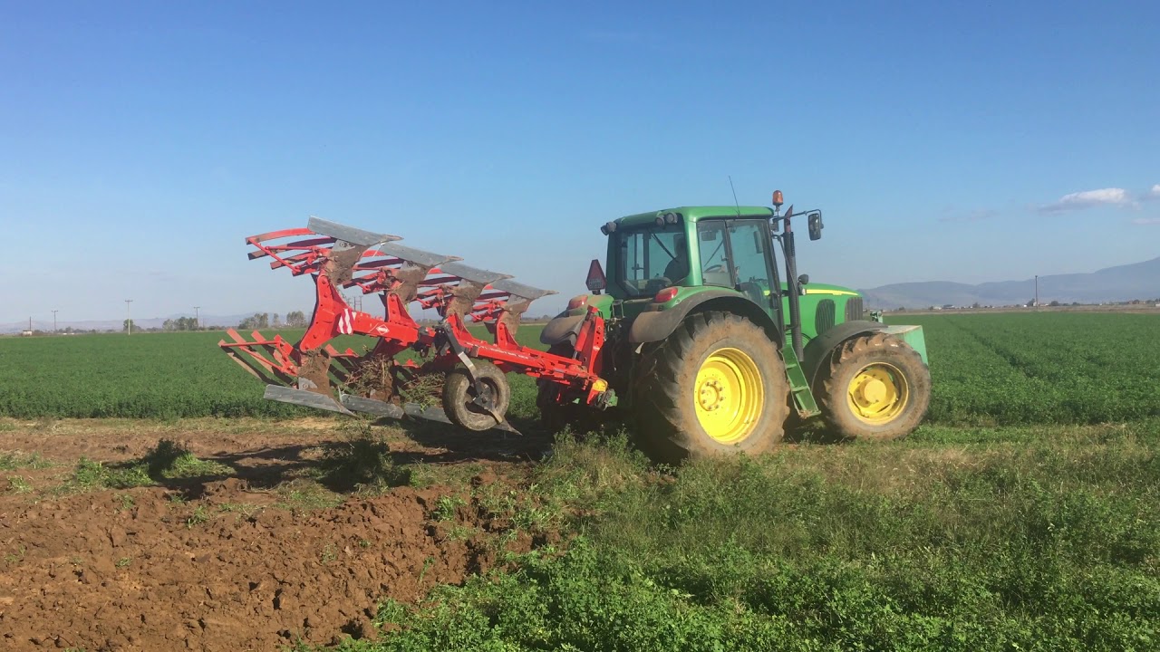 2018 John Deere 6920s Tractor With Kuhn Plough gefuria